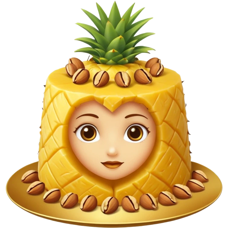 Pineapple Kesari emoji