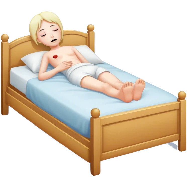 dead in bed emoji