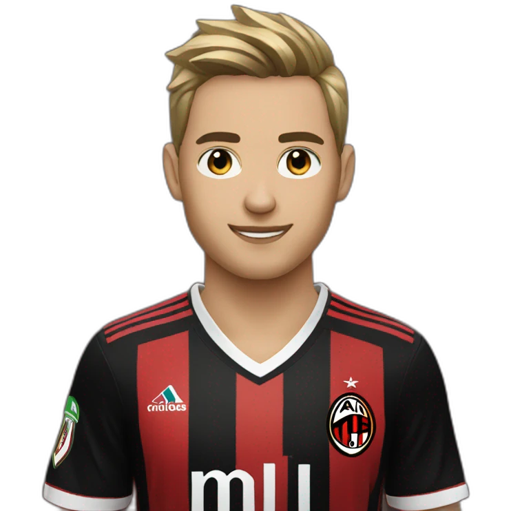 gamer boy AC Milan emoji