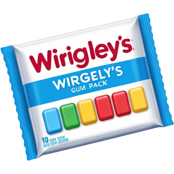 Wrigley's classic design  emoji