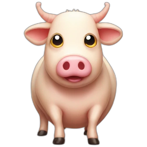 Centipede pig cow emoji