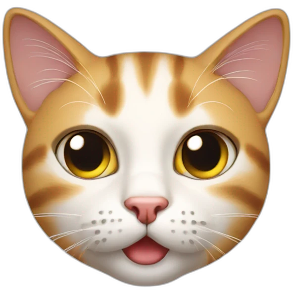 cat blinking emoji