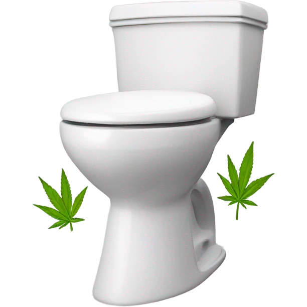 Weed skibidi toilet emoji