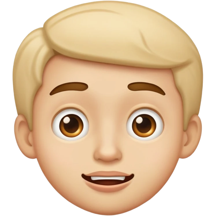 Funny face emoji