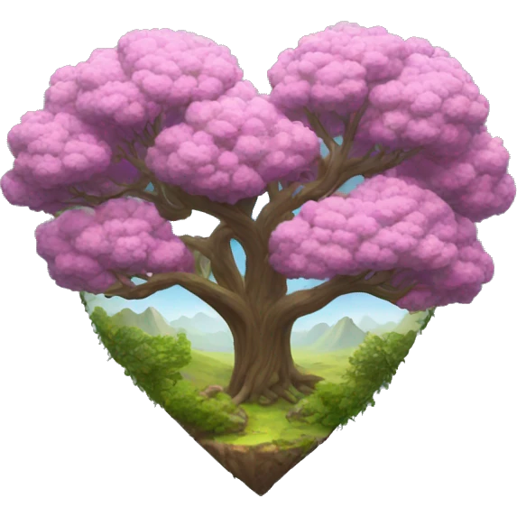 heart-shaped nature emoji