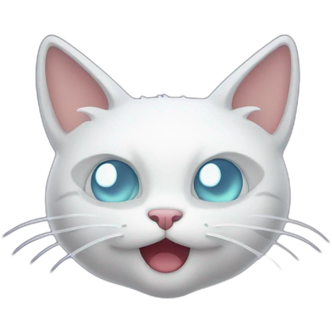 white spooky cat emoji