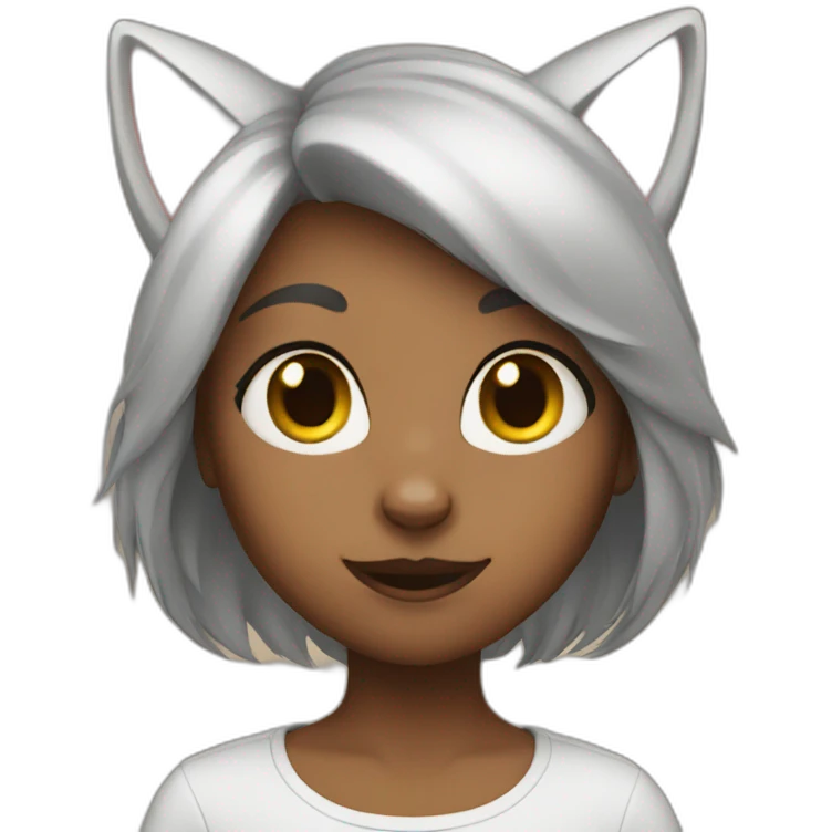 cat girl emoji