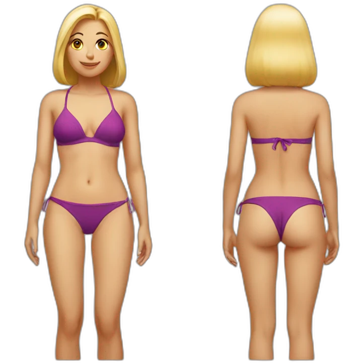 Femme bikini emoji