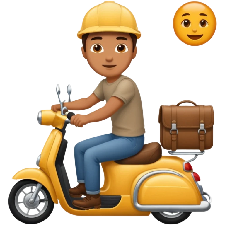 man on vehicle emoji