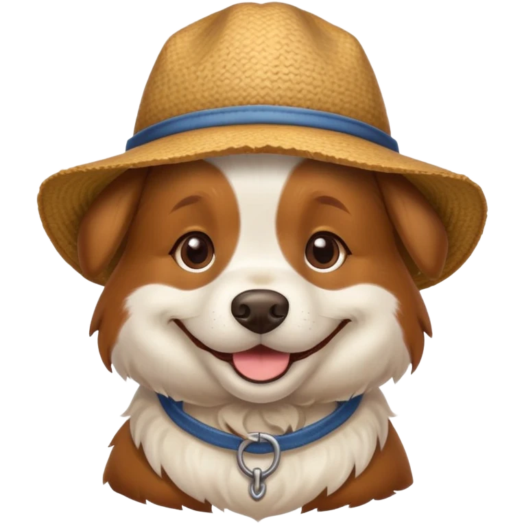 a dog but it’s a farmer emoji