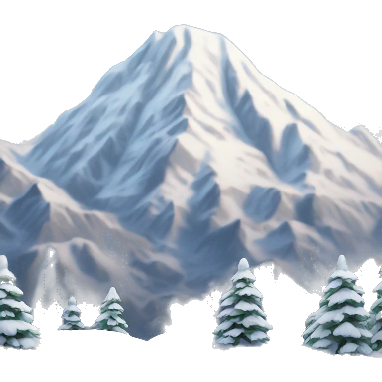 snowy mountian emoji