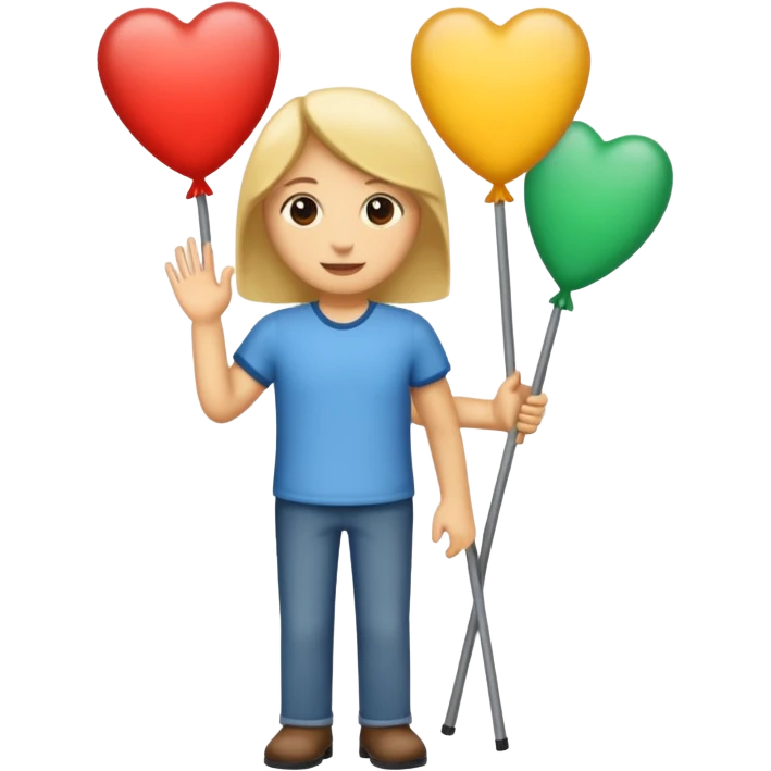 stand up for friends emoji