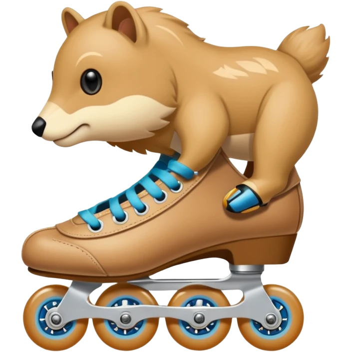 roller blader animal emoji