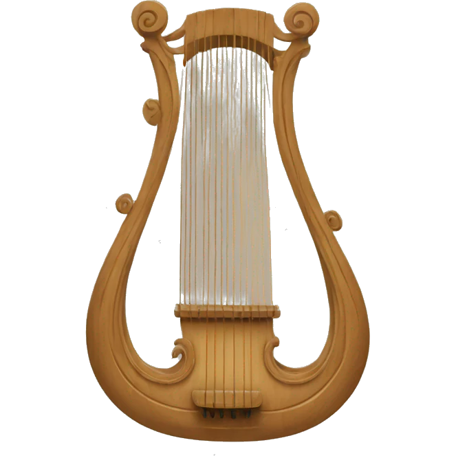 medieval lyre emoji