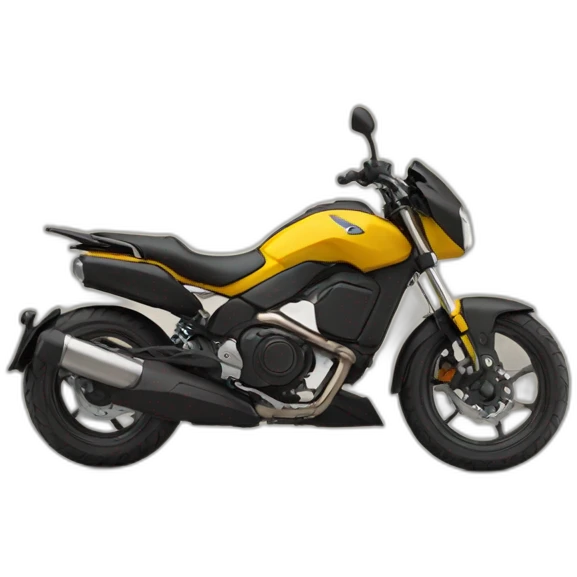 Moto e caixa emoji