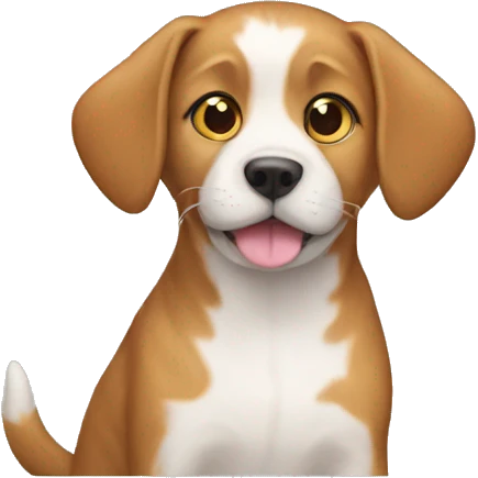 Dog in cat emoji