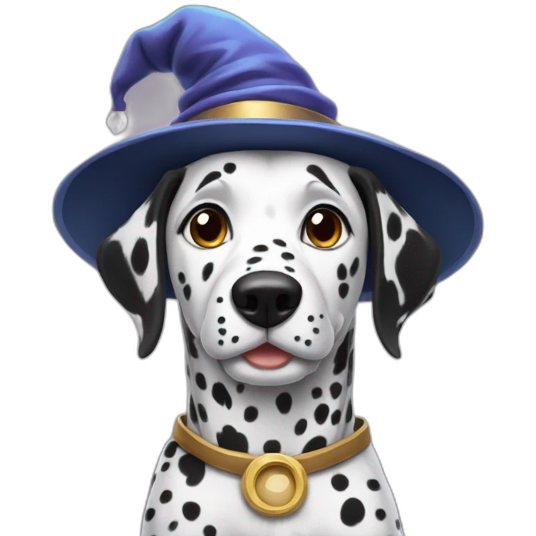 wizard dalmatian emoji