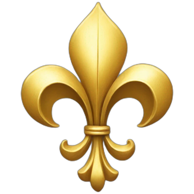 golden flor de lis emoji