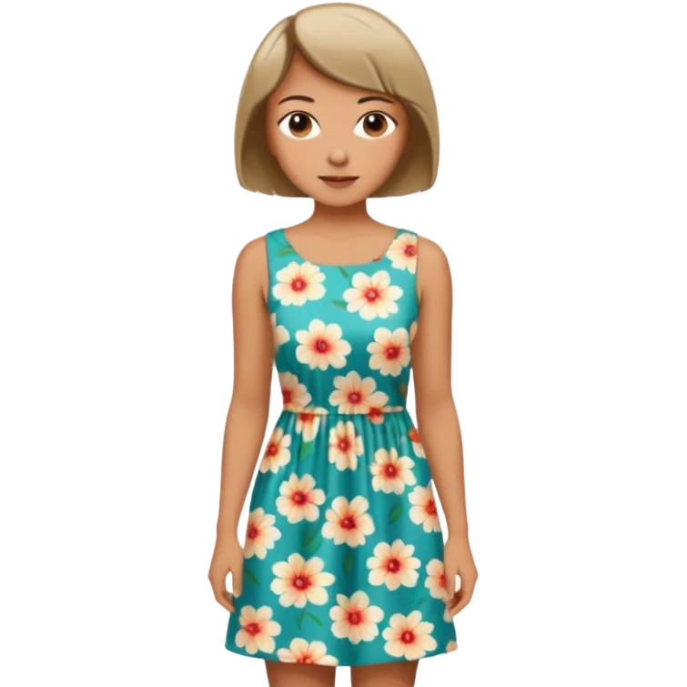 şort çiçekli emoji