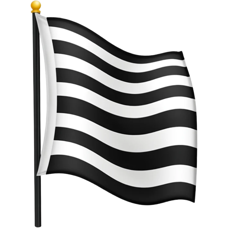 Un drapeau comme la France mais les couleurs sont noires blancs noirs emoji