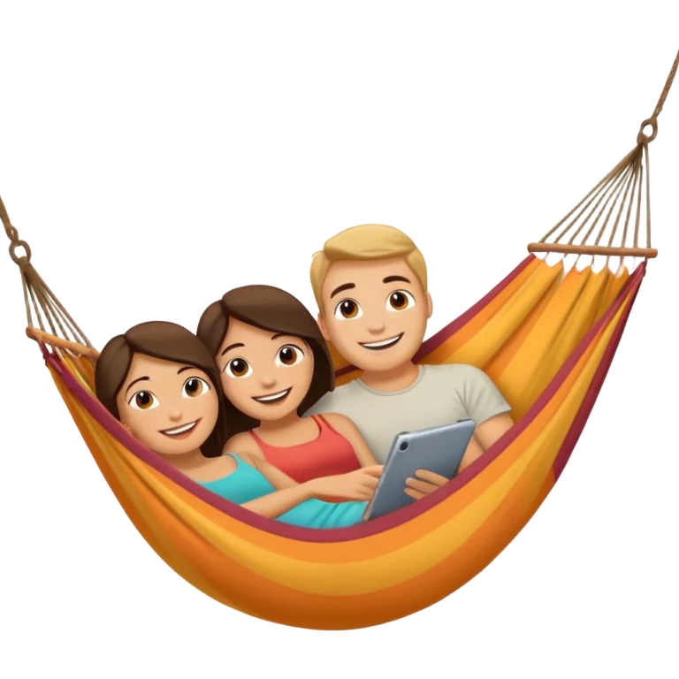 two people in a hammock emoji