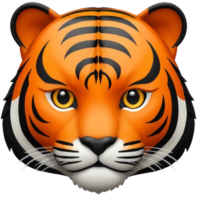Black tiger emoji