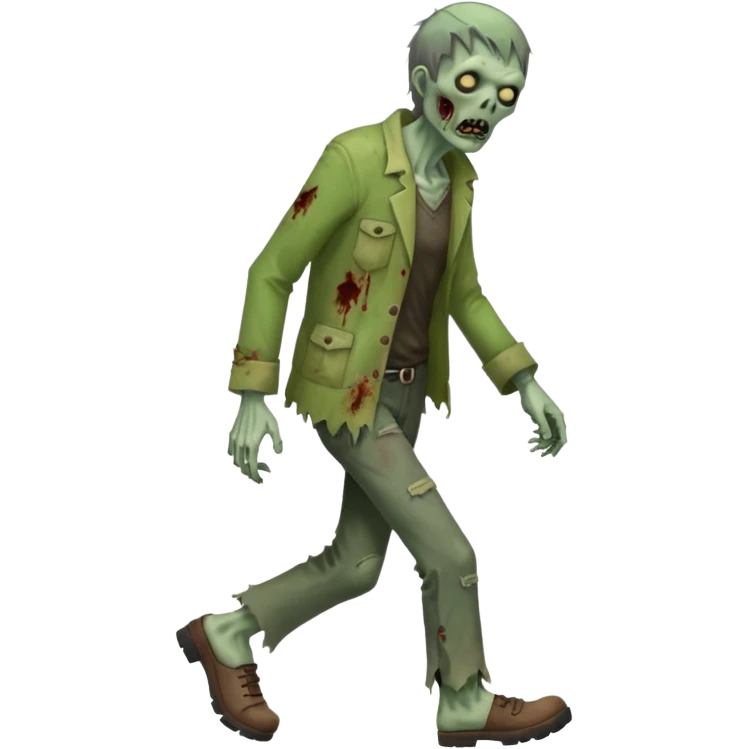 zombie full body walking emoji