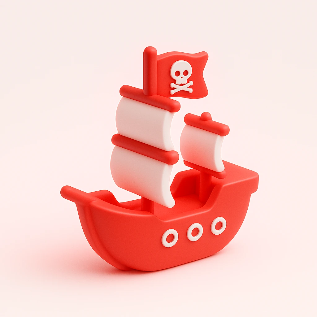 pirate ship emoji