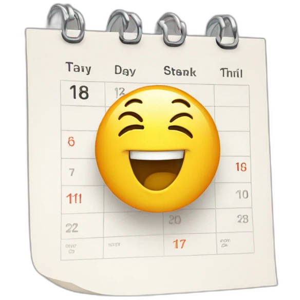 calendar 1 day  emoji