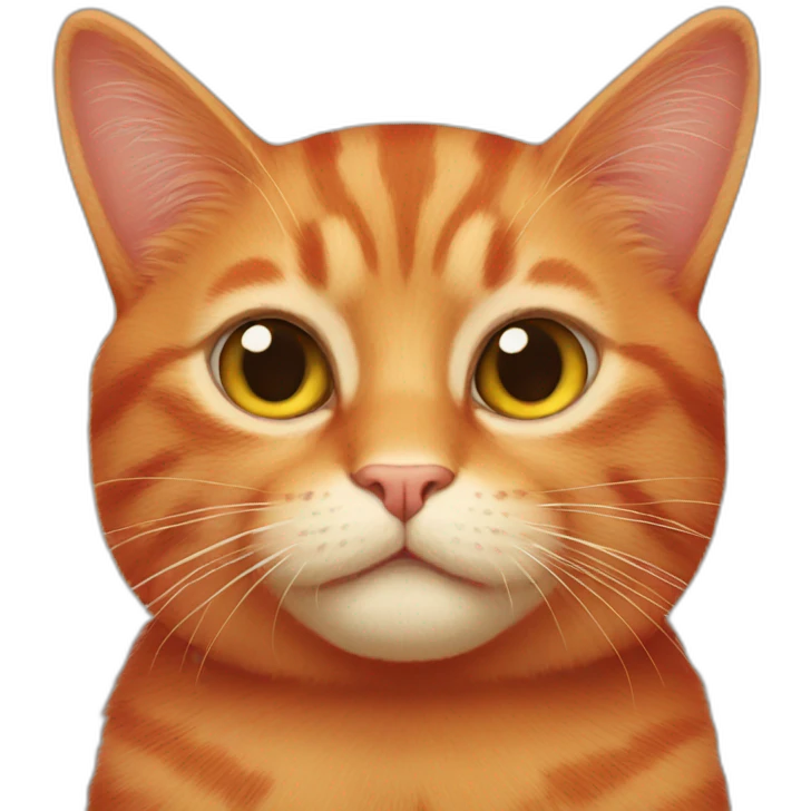 Red-red cat emoji