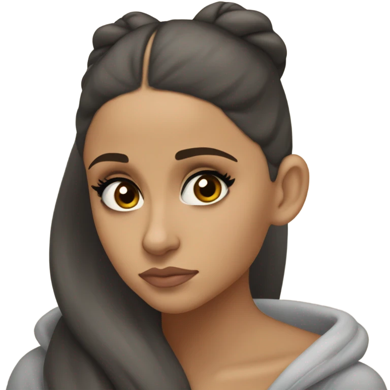 Ariana grande losing  emoji