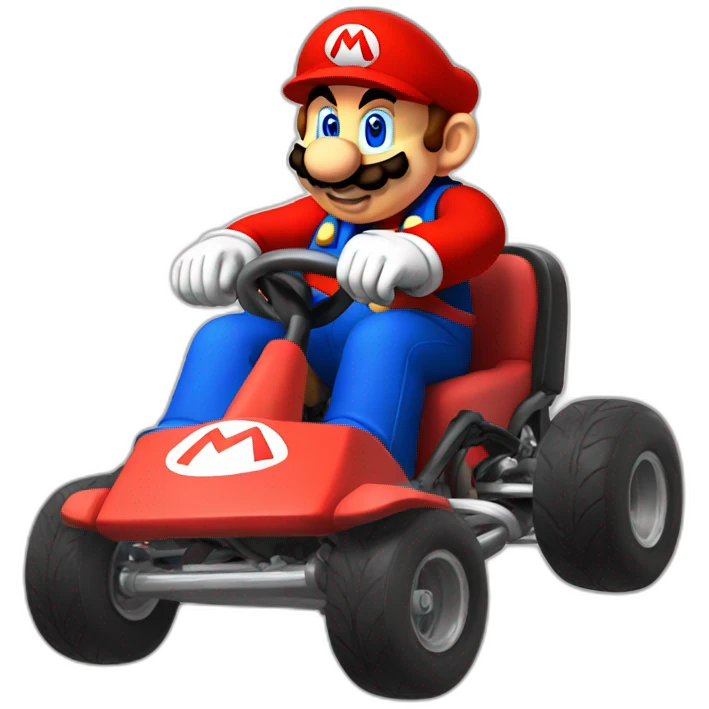 Mario-in-a-kart emoji