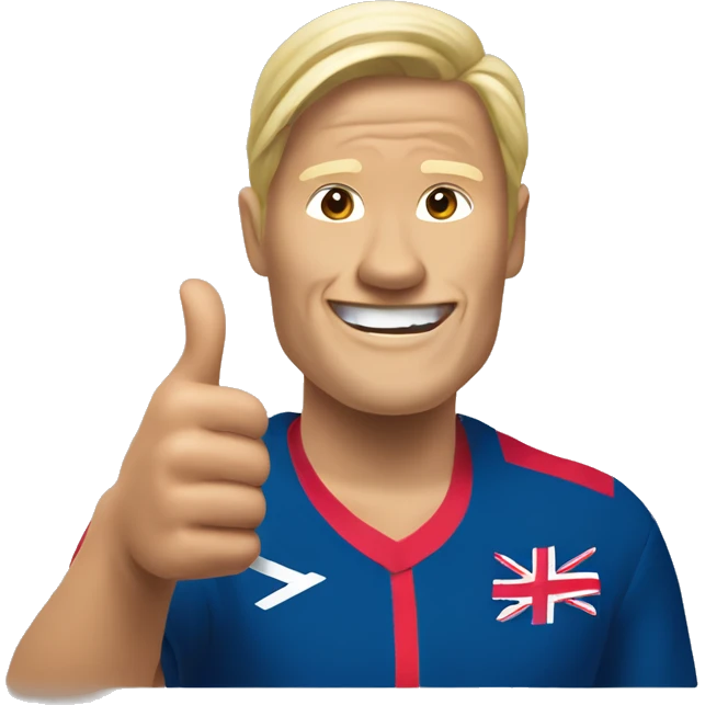 Haaland Norway thumbs up emoji