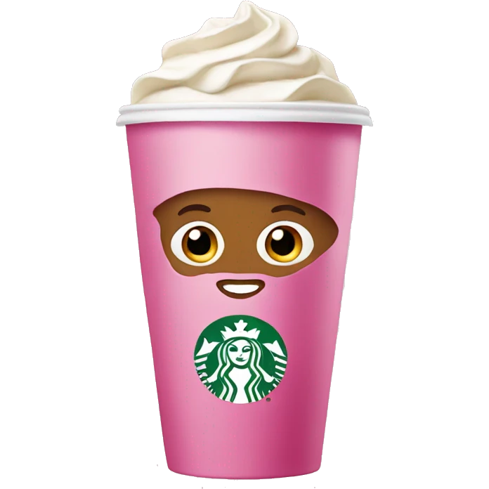 Pink Starbucks  emoji