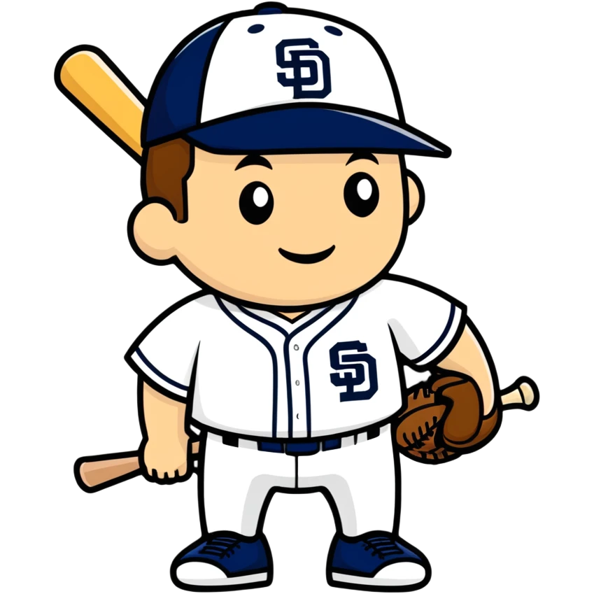 Padres baseball emoji
