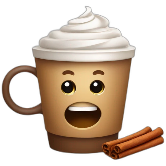 Coffee with cinnamon  emoji