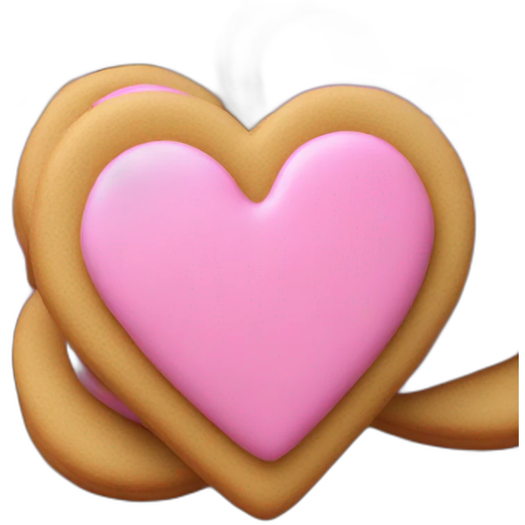 heart cookies emoji