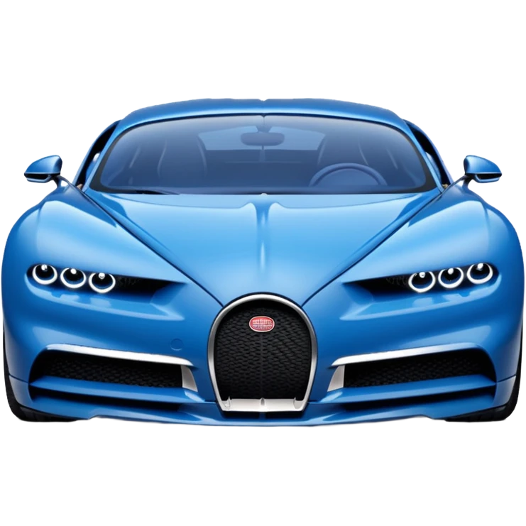 blue bugatti chiron emoji
