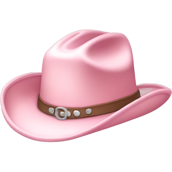 Pale pink cowboy hat emoji