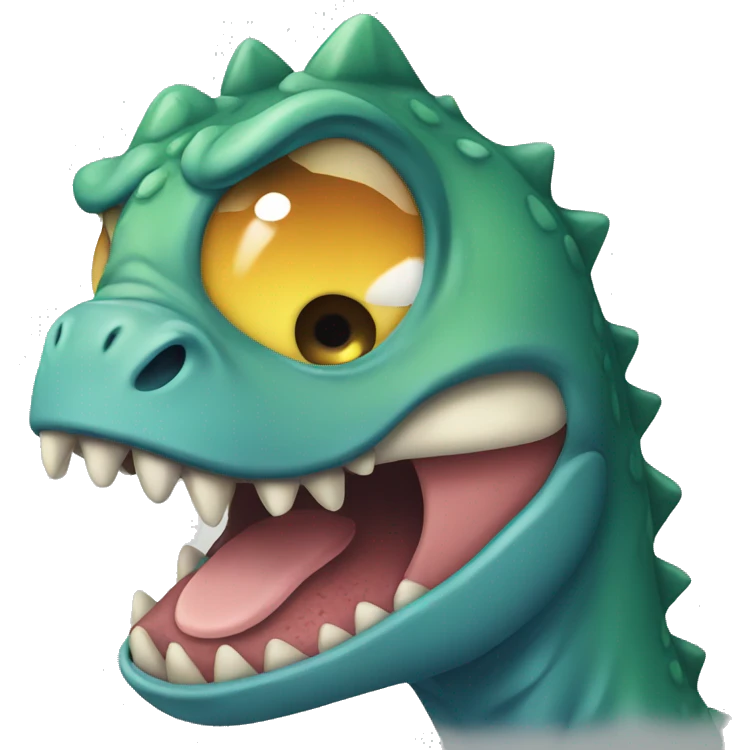 Crying dinosaur  emoji