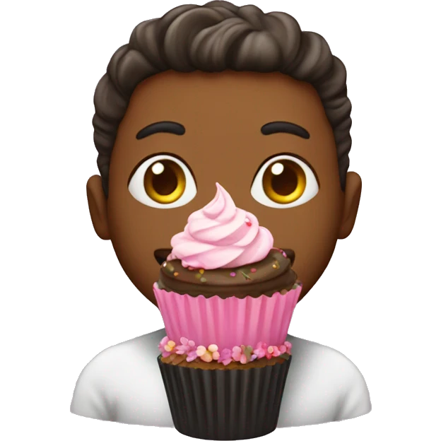 ma with cupcake emoji