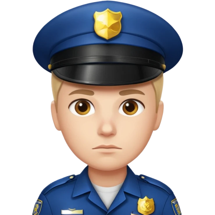police with light emoji