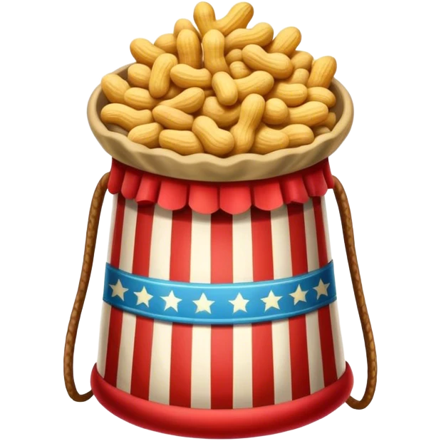 Bag of peanuts at the circus emoji