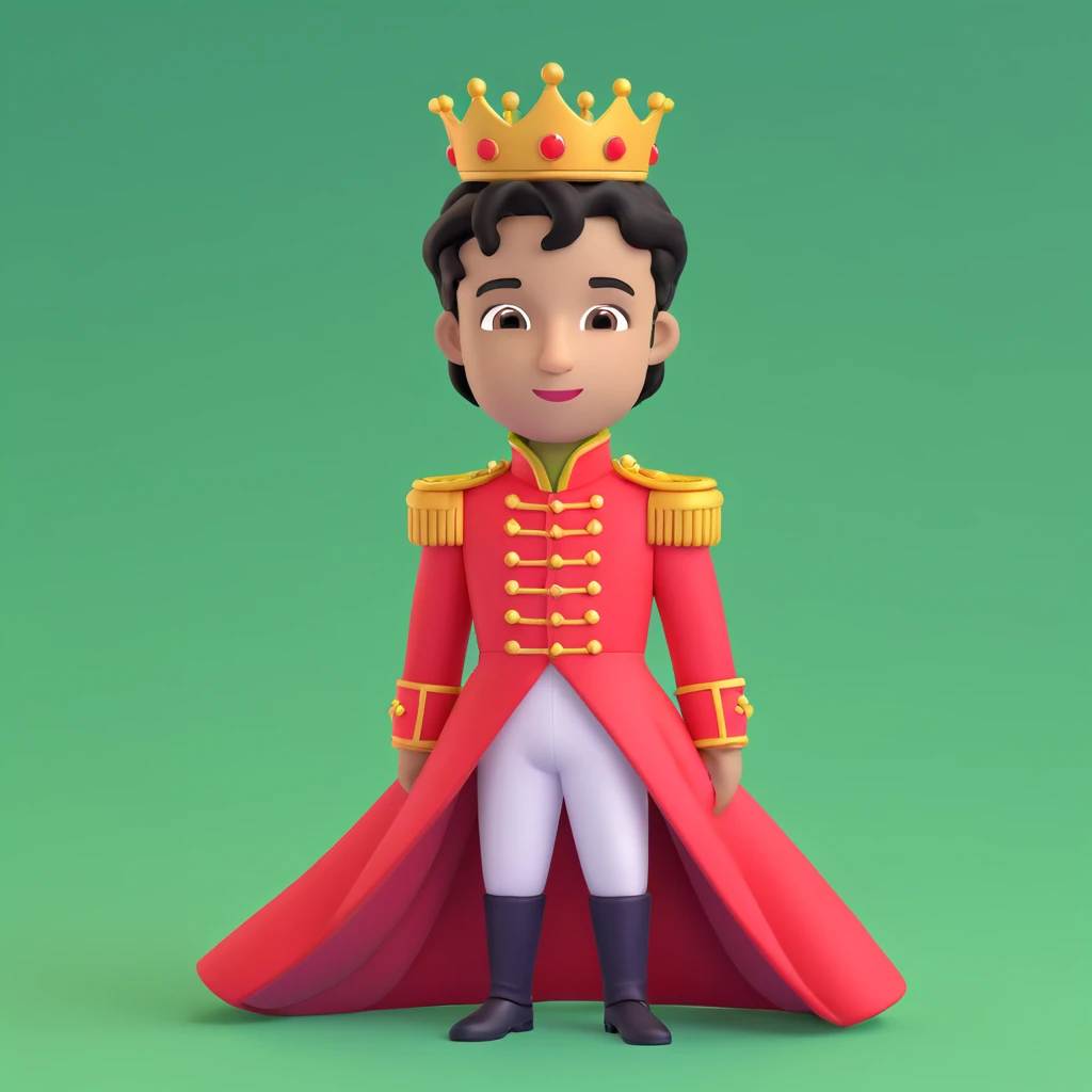 prince in red dress, royaqle background emoji
