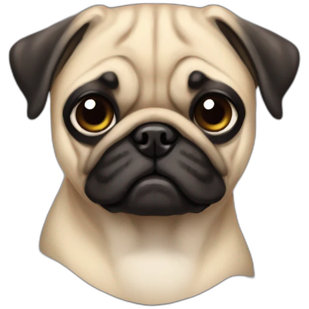 Perro pug emoji