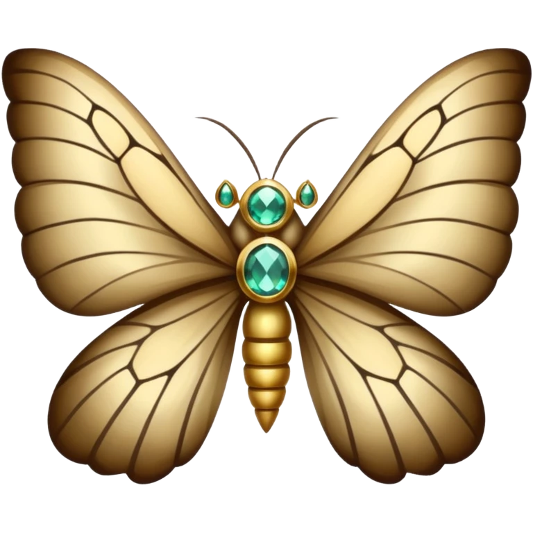 moth wing crown with gem eyes emoji