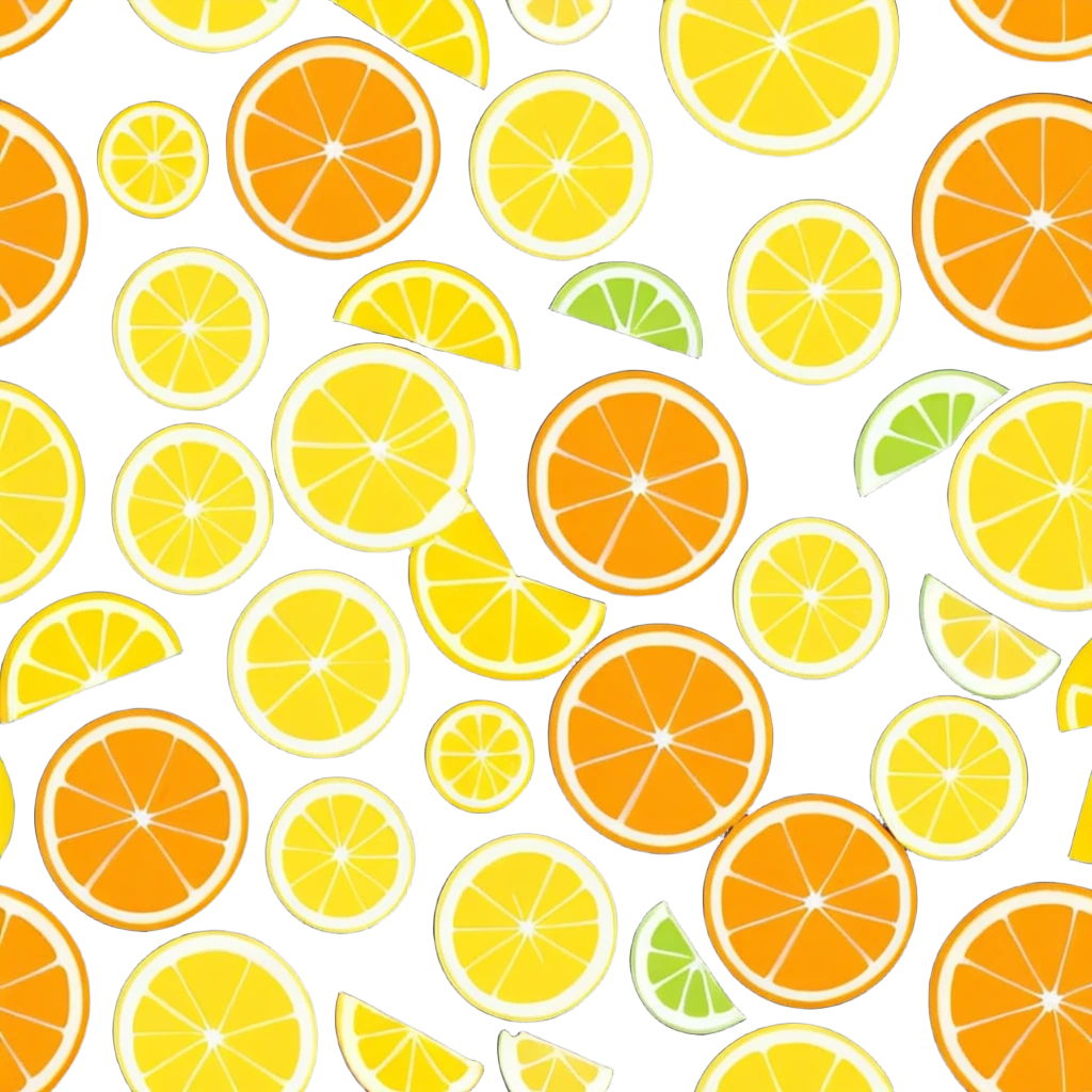 fresh citrus fruits high in vitamin C emoji