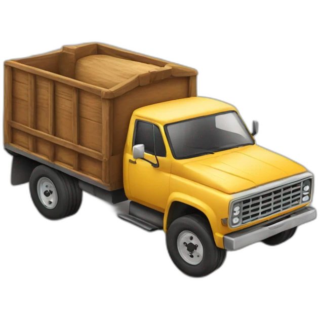 truck with horse emoji