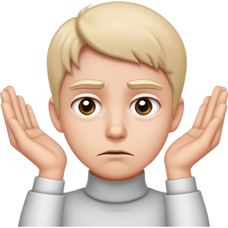 face with two hands around neck, wide eyes, annoyed expression emoji