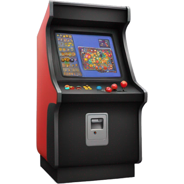 black arcade machine emoji
